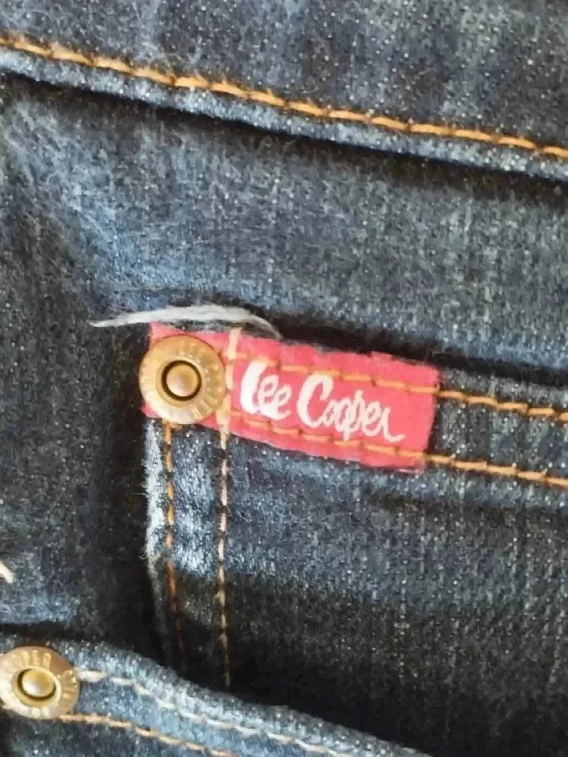 Lee Cooper jeans, straight cut - medium waist - stretch texture - navy blue – photo 14
